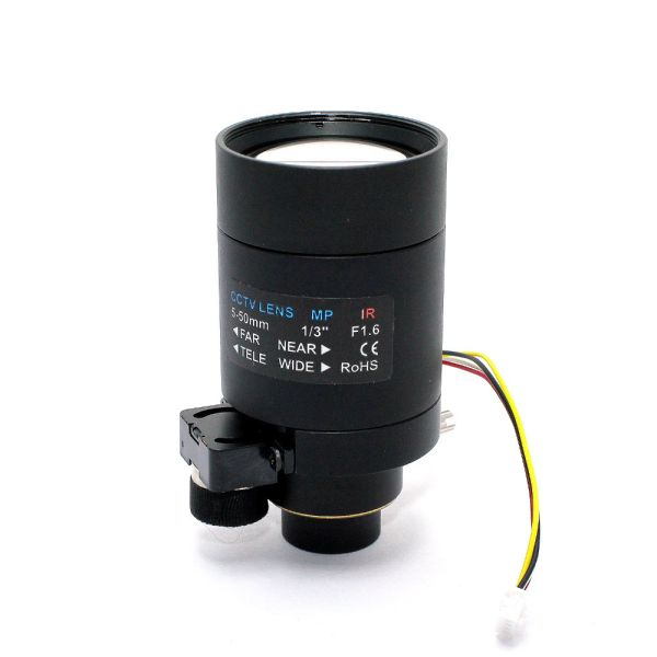 720P/1080P CCTV Camera Lens 5-50mm D14 Mount Auto Aperture View 100m