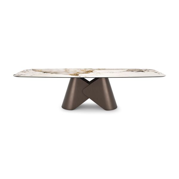 Wholesale Restaurant Modern Living Room Furniture Luxury Marble Rectangular Dining Table Set