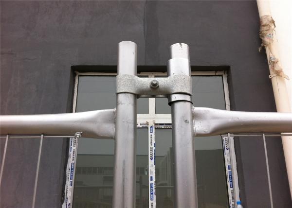 Hot Dipped Galvanized Temporary Fencing Panels 32mm tube wall thick 2.00mm inside and outside zinc coated