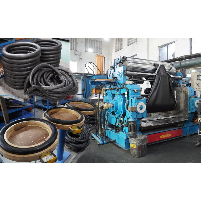 The High-efficiency Inner Tube Curing Machine For Motorcycle Inner Tube Production Line Has A Capacity Of 3,000 Tubes Per Hour