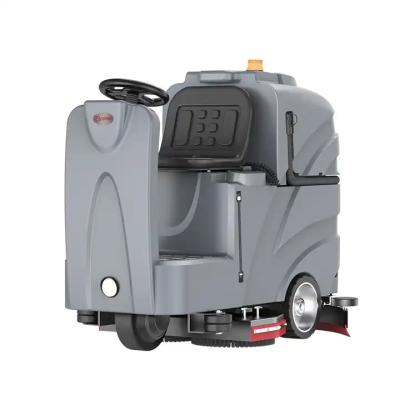 Máquina de limpeza de piso de concreto elétrico bateria de trabalho pesado alimentado OEM