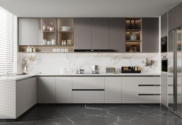 Bathroom & Kitchen Wall Model Furniture Cupboard Pantry Aluminum Kitchen Cabinets