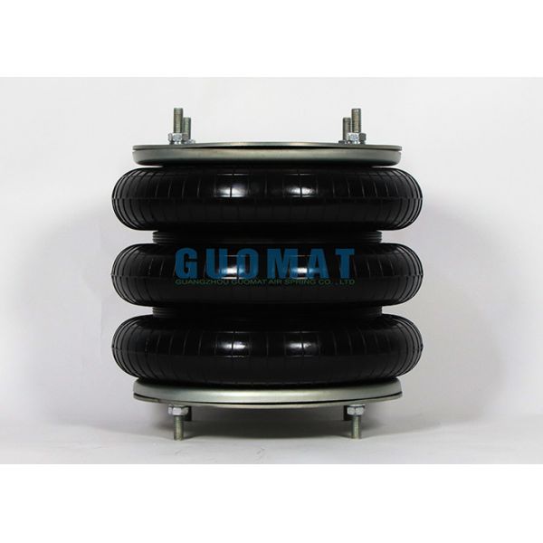 10X3 Triple Convoluted Air Spring W01 R58 4059 Firestone Flange Connection Air Pillows For Reduce Vibrations