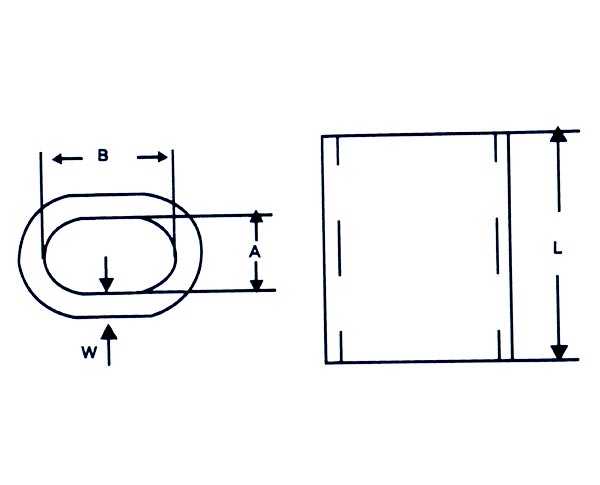 DIN3093 Hoist Accessories Aluminum Wire Rope Ferrules