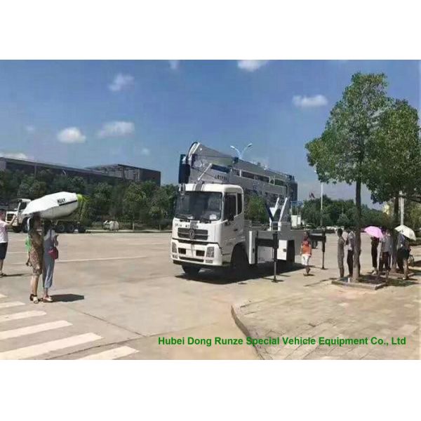 King Run 22m Truck Mounted Bucket Lift Aerial Work Platform LHD / RHD EURO 3