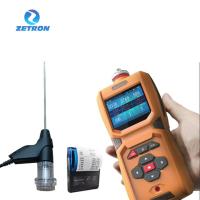 Analizador de gases de combustión portátil MS600-Fg2 con sonda de acero inoxidable de muestreo de bomba