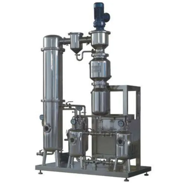 Precise Temperature-sensitive Thin Film Evaporator with High Capacity and PLC Control