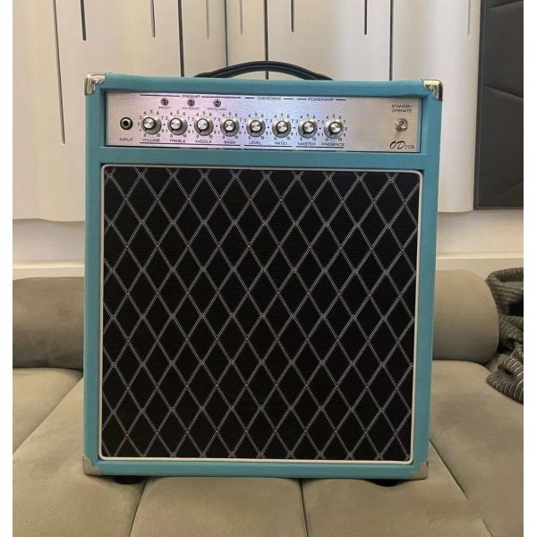 Custom Grand Handwired Overdrive Reverb 20 Watt 1x12 Combo Purple Suede 2 X EL84 3 X 12ax7 JJ Tubes