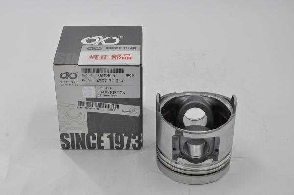 Rustproof Komatsu Spare Parts Excavator Machine Parts Engine Piston 6d95