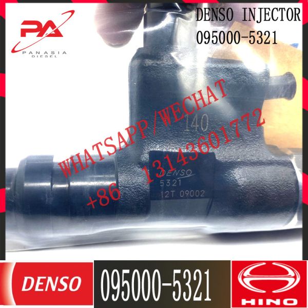 Diesel injector 095000-5321 23670-E0140 23670-78030 for Hino-300 Series Toyota-Dyna fits N04C N04C-TF N04C-TQ Dutro