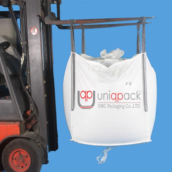 Flexible Industrial Fibc 2 Ton Bulk Bags For Agriculture / Seed / Bean / Corn
