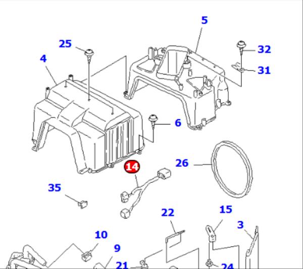 Komatsu Wheel Loader Original WIRING HARNESS ND246440-5200