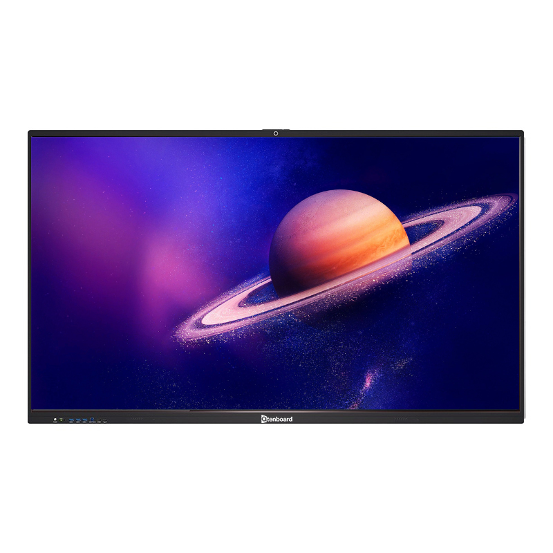 Qtenboard 4K Screen Interactive Flat Panel with 40 Touch Points and Android 14.0 System for Conference and Education