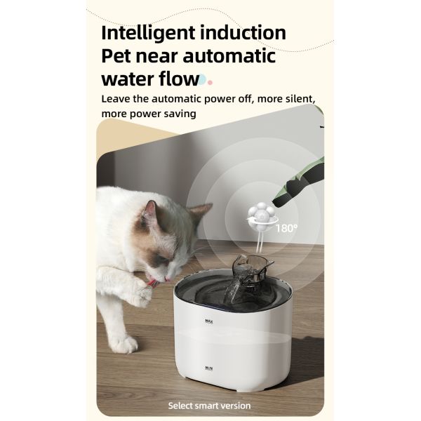 Large Capacity Automatic PP Material Pet Water Dispenser Cat and Dog Pet Products Drink Fountain Cat Dog Bowl & Feeder