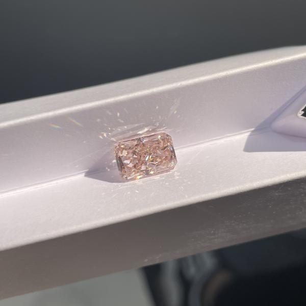 IGI Certificado Pink Loose Laboratório Criado Diamantes Radiante Corte 1ct-1.5ct