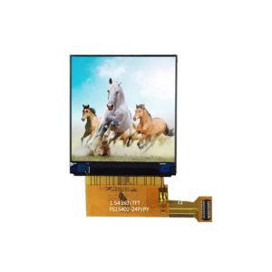 Tela do Smart Watch da relação de MIPI, listra vertical módulo de 1,54 IPS TFT LCD da polegada