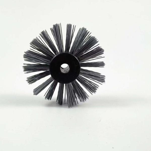 High Performance Nylon Carbon Abrasive Brush For Pipe Maintenance 32 - 300mm Diameter