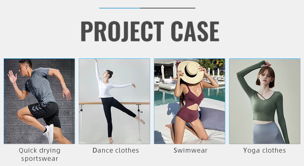 Нить окрашенная 40D 4Way Stretch Spandex ткань для защиты водонепроницаемых купальных костюмов йоги