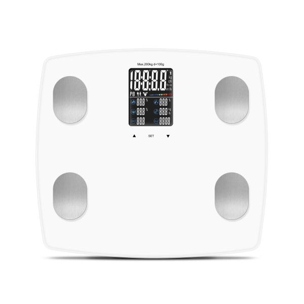 High capacity digital personal 200 kg digital bathroom bmi body fat scale bluetooth scale