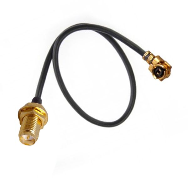 12 см Серое SMA Мужчина к IPEX Кабель с хвостом свиньи Джек Мужчина SMA к UFL Расширение соединителя Wire Booster