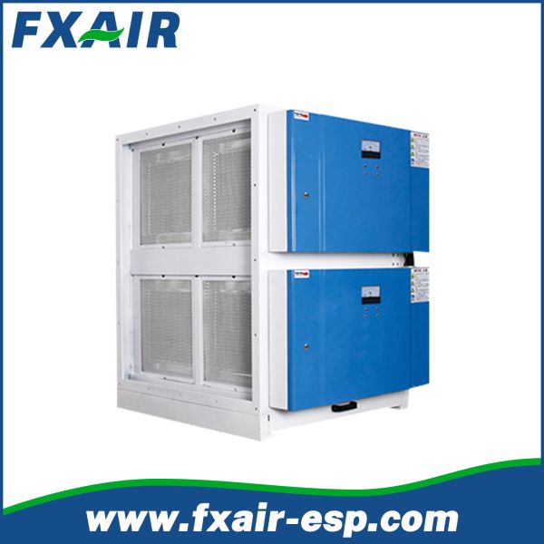 Restaurant electrostatic Air Ecology unit Kitchen Cooking Fumes Purification 98% Commercial Kitchen Oil Mist Collector Electrostatic Precipitator High Efficiency ESP Filter for Hotel Kitchen Grease