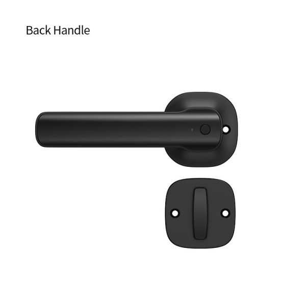 Tuya Smart Lock HL50 Matte Black Aluminum Alloy Durable Electronic Keypad Entry Fingerprint Password Card & for for Door
