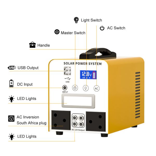 Outdoor Portable Battery Generator Energy Storage Power Supply 220V 380W