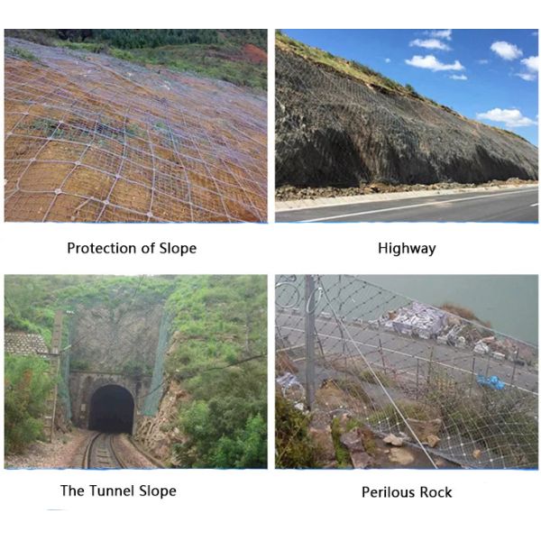Galvanized Steel Wire Mesh for tensile Rockfall Protection Netting Top-notch Product