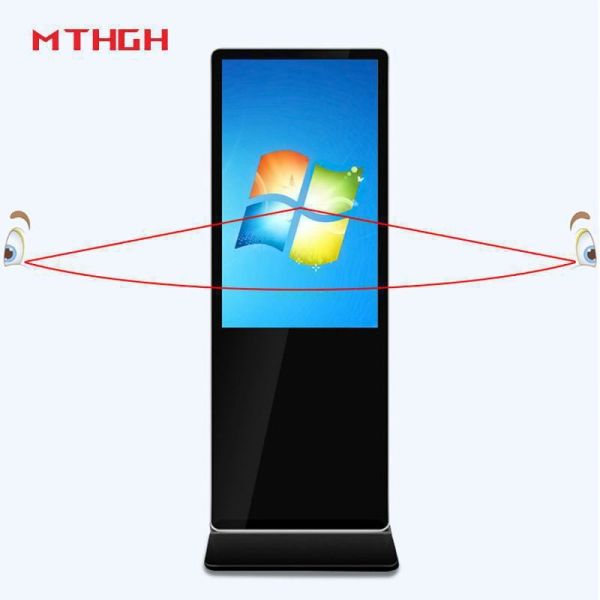 32 to 65 Inches Floor Standing Digital Signage with Signworld CMS Software and Remote Management for Effective Communication