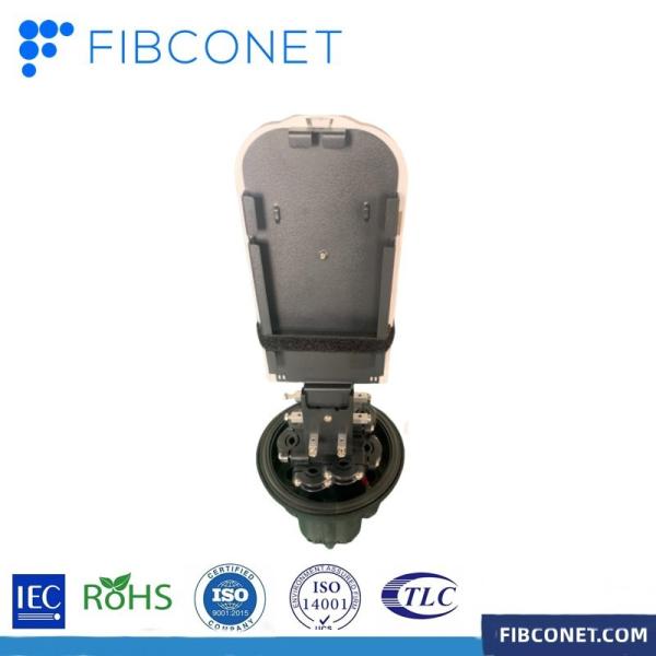 FTTX Preto 144F PC ABS IP68 Anti-envelhecimento Fibra Splicer Dome Joint Enclosure com 1 Time
