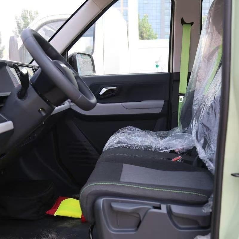 4x2 Double Cab Electric Stake Truck - urban delivery electric vehicle - light electric cargo truck