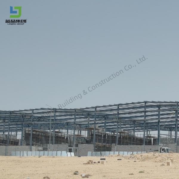 Prefabricated Construction Steel Structure Space Frame Warehouse Workshop Buildings With Q355b Q235b And 500t/M