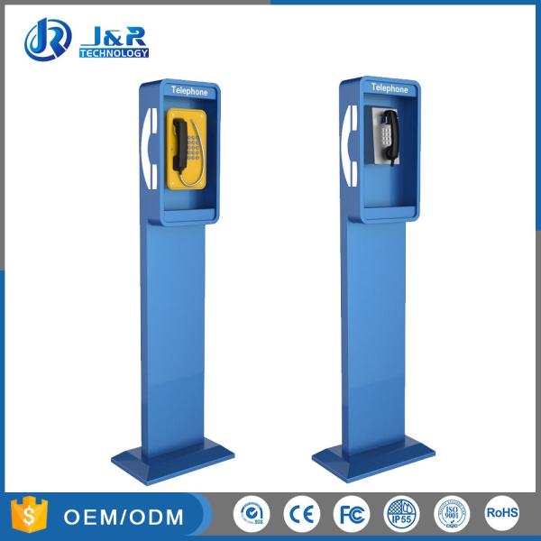 Vandal Resistant Highway Emergency Phone Pillar , Roadside Phone Protection Pillar