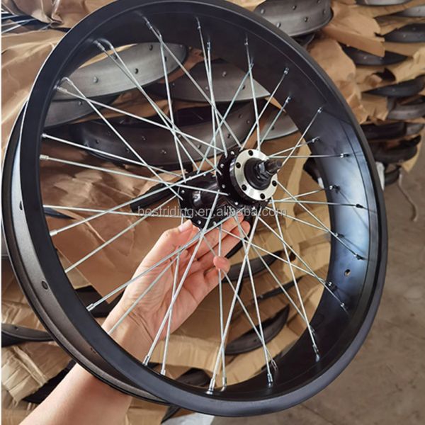 20*4.0 Conjunto de ruedas de aluminio de doble pared para bicicletas eléctricas