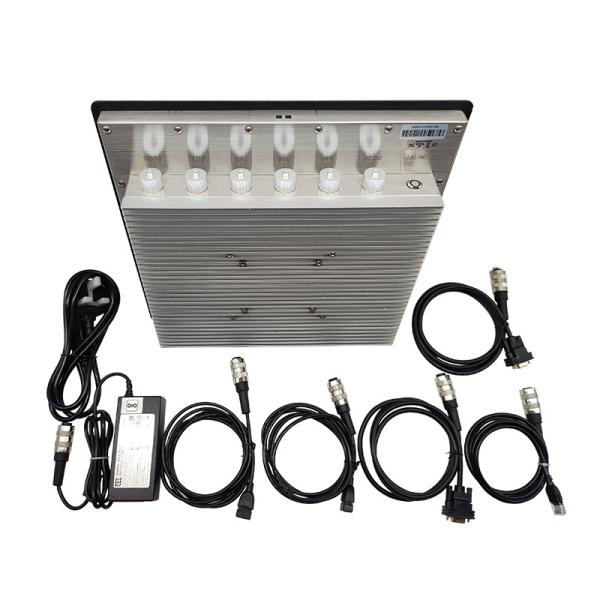 PC industriel RFID avec écran tactile capacitif étanche IP65 de 12,1 pouces, boîtier en acier inoxydable, 1000 nits, I5-8250U