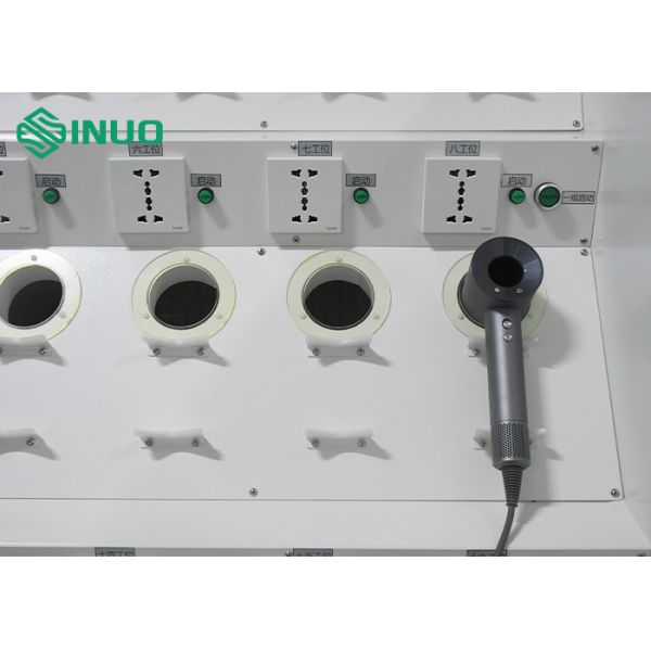IEC 61855 Compliant Hair Dryer Aging Test Machine with 24 Test Stations and PLC Intelligent Control