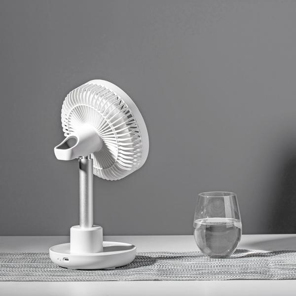 Usb Battery Rechargeable Table Fan 6 Inch Oscillation Portable Electric Cooling Fan