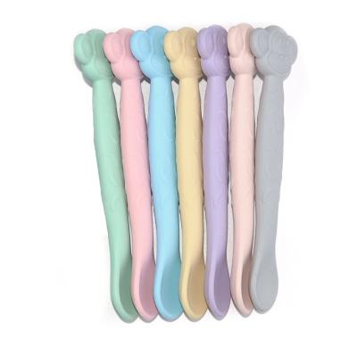 100% Soft Silicone Self Feeding Utensils Baby Weaning Molars Over 6 Months