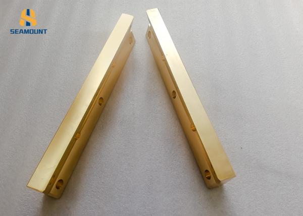 Brass Copper Metal Plate High Load Capacity Self Lubricating Sliding Plate