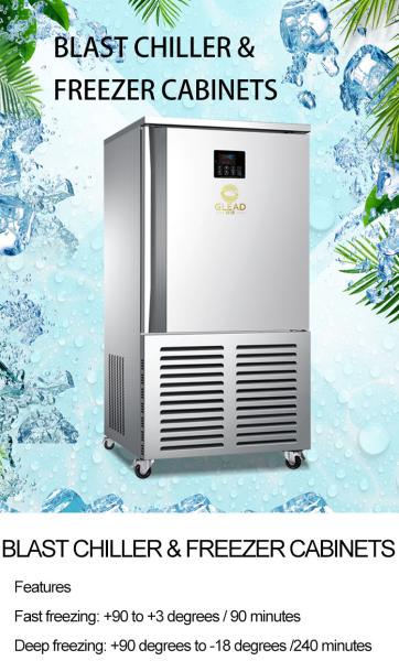 Capacidade Equipamento Hoteleiro Comercial Equipamento Comercial de Catering -90 a -18 graus