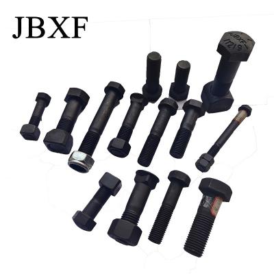 M12/14/16/20 Excavator Steel Bolts And Nuts For Track Shoe Track Roller Sprocket And Segment