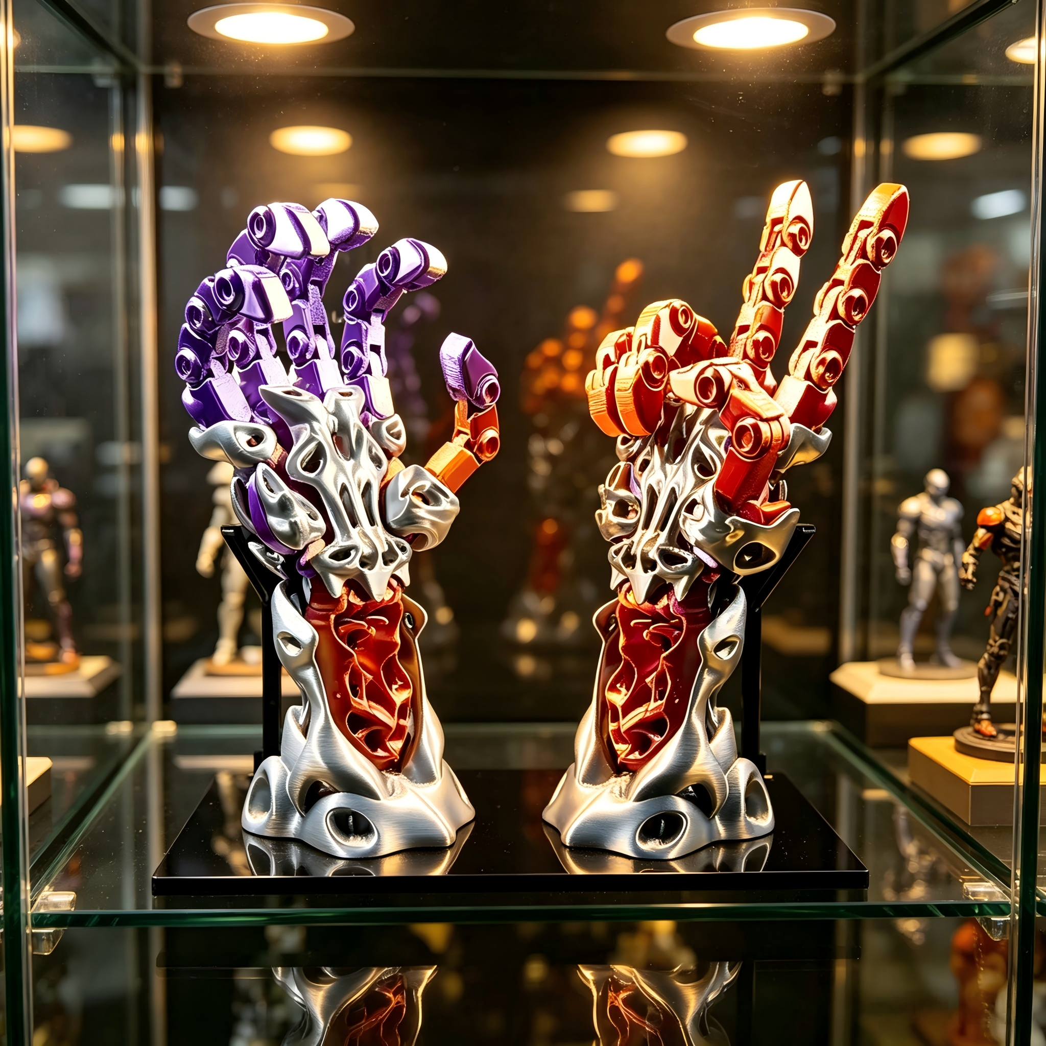 Hollow Skeletal 3d Toy Maker Styling Toys Poseable Mechanical Articulated Finger Joints
