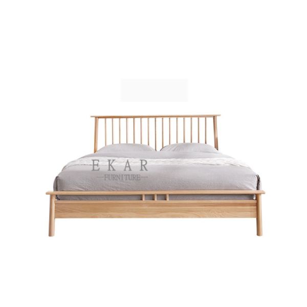 Bed Room Set Modern Adult Loft European Style Wooden Bed