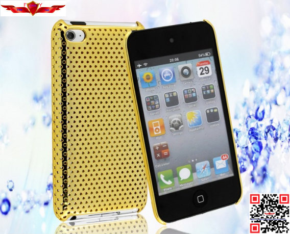 New Fashion Design Brand New Electroplating PC Cover Case For Ipod Touch 4 Multi Color