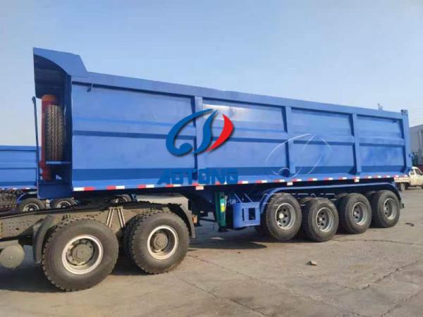 30000 kg Max Payload Rear Tipping Semi Trailer for Heavy Duty Construction Transport