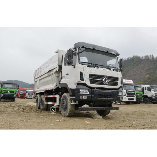 350 chevaux à la main gauche 10 roues Dongfeng 6X4 camion à bascule pour le dépôt de sable et de gravier