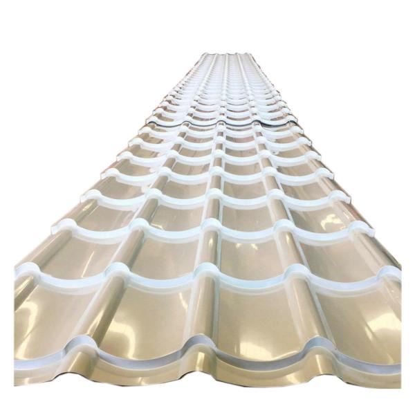 0.4mm PE Coated Metals Roofing Tile / Metal Roof Tile Sheet Building Material