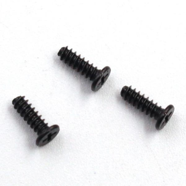M1.7x5mm Black Zinc Steel Cross Head Machine Screws