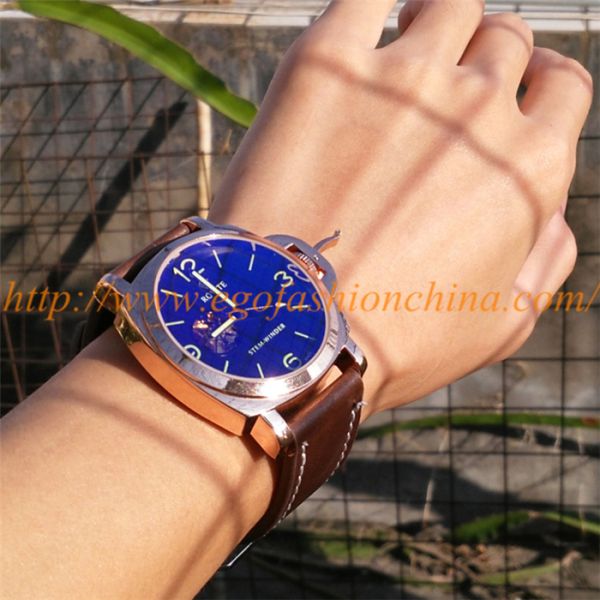 Top Brand WINNER Mechanical Movement Classic Watch Genuine Leather Strap Fashion Men Watch