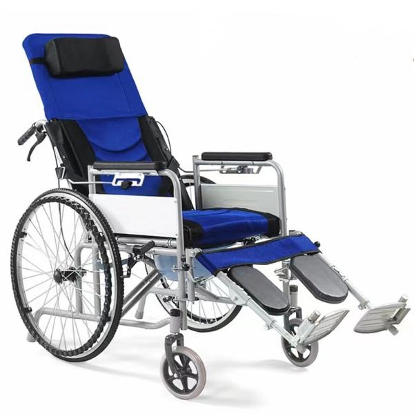 12 24 Lightweight Foldable Wheelchair Fold Up Electric Wheelchair Black